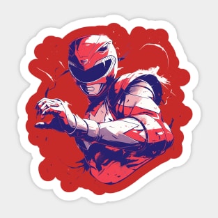 red ranger Sticker